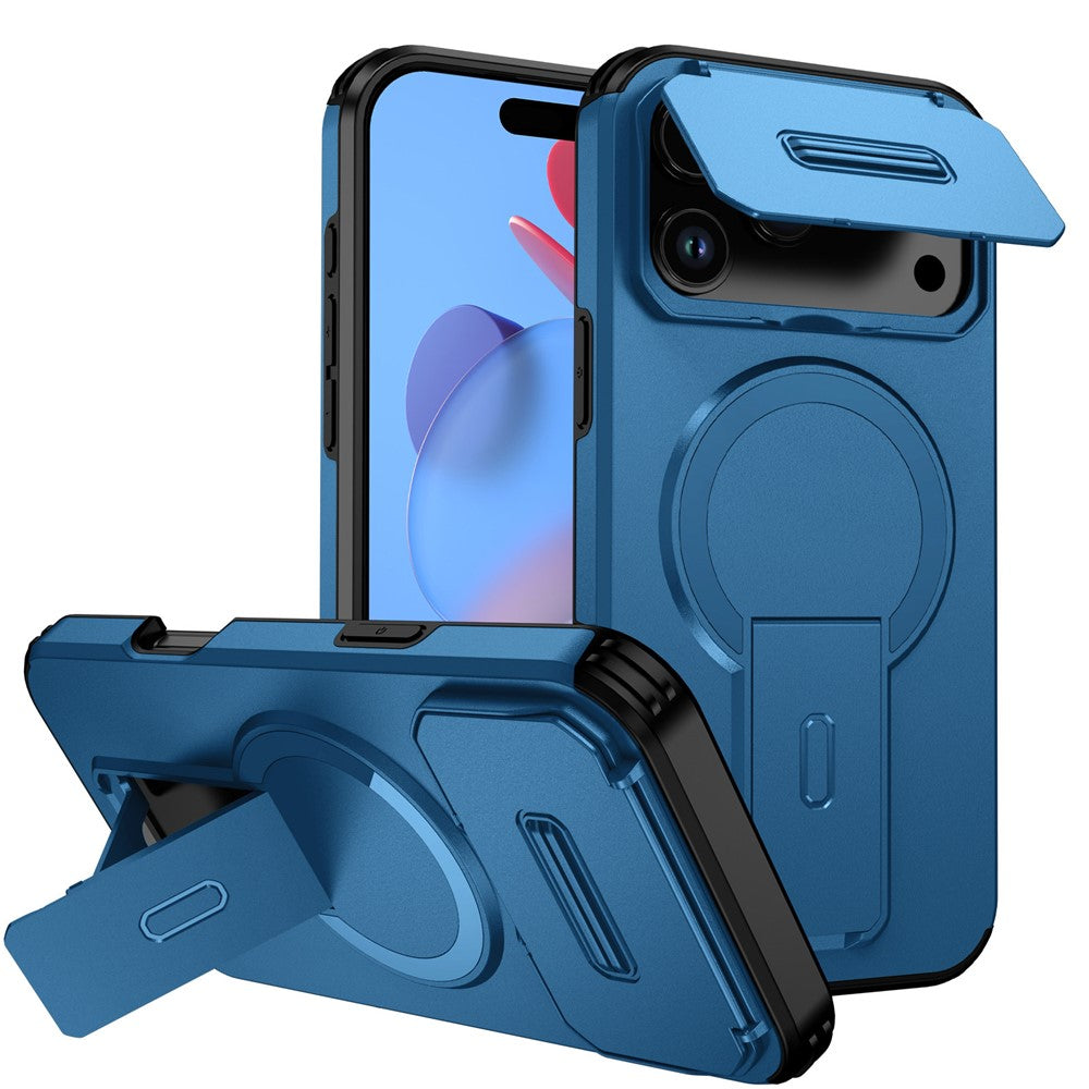iPhone 18/17 Pro Max Case with Camera Slider & Kickstand