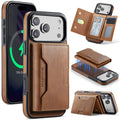 MAGKING K4 Series For iPhone 18 Pro / 17 Pro Case Compatible with MagSafe Detachable Wallet PU TPU PC Phone Cover