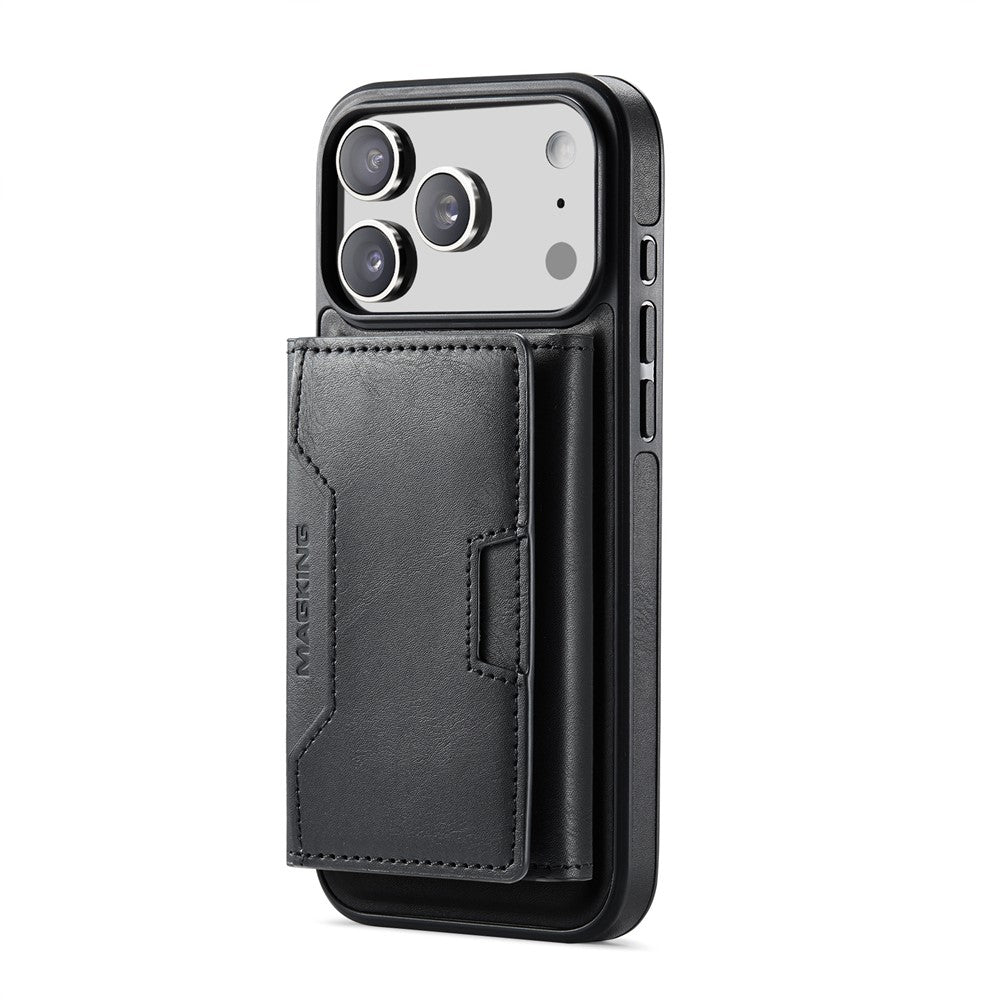 MAGKING K4 Series For iPhone 18 Pro Max / 17 Pro Max Case Compatible with MagSafe Detachable Wallet PU TPU PC Phone Cover