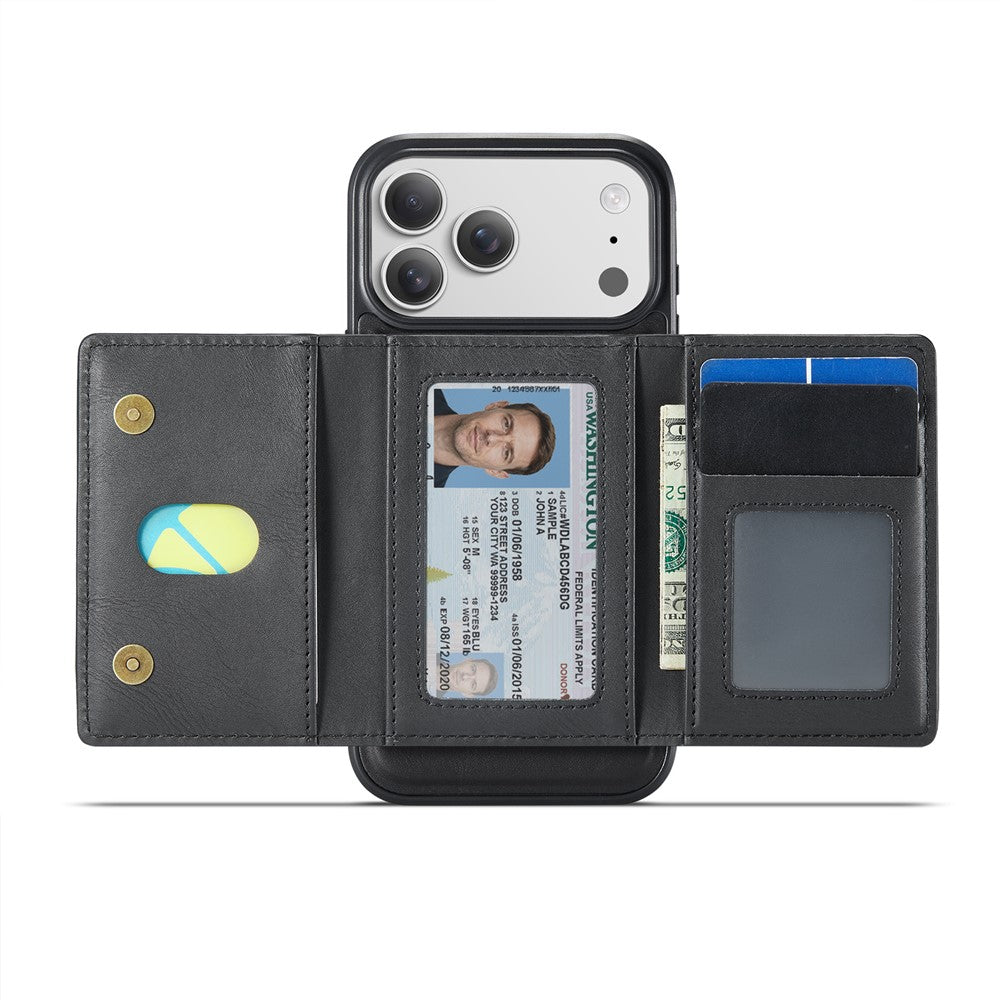 MAGKING K4 Series For iPhone 18 Pro Max / 17 Pro Max Case Compatible with MagSafe Detachable Wallet PU TPU PC Phone Cover