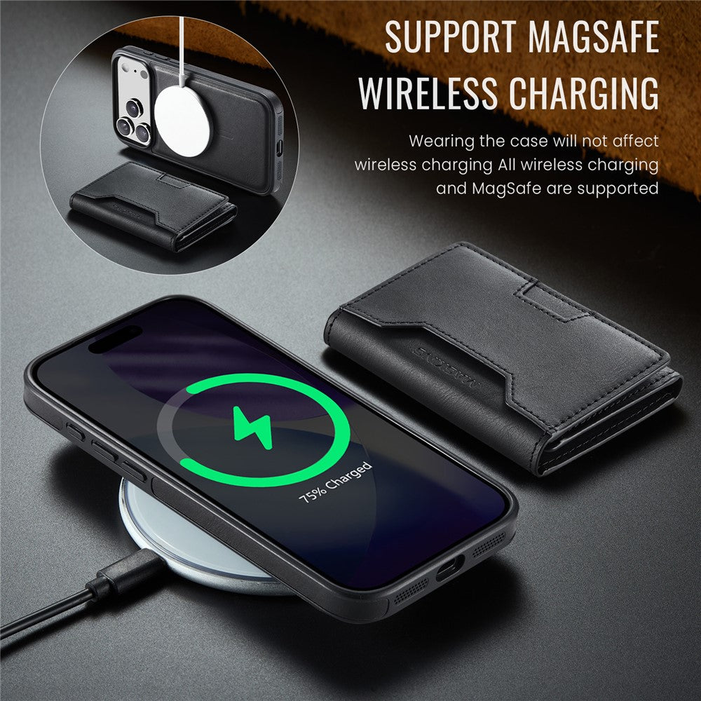 MAGKING K4 Series For iPhone 18 Pro Max / 17 Pro Max Case Compatible with MagSafe Detachable Wallet PU TPU PC Phone Cover