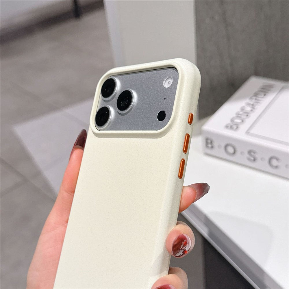 For iPhone 17 Pro Magnetic Case Matte Texture Anti-fingerprint Shockproof PC + TPU Phone Cover