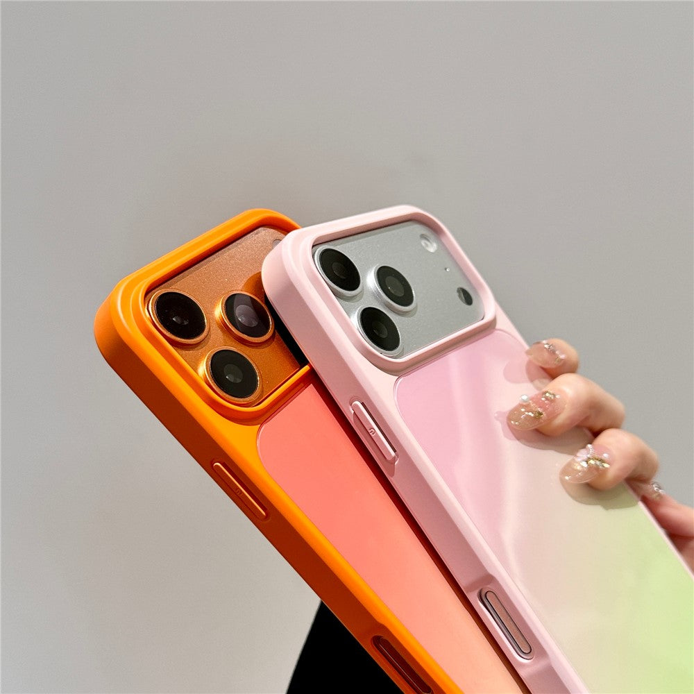 For iPhone 17 Pro Max Magnetic Case Gradient TPU + PC Phone Back Cover