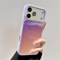 For iPhone 17 Pro Max Magnetic Case Gradient TPU + PC Phone Back Cover