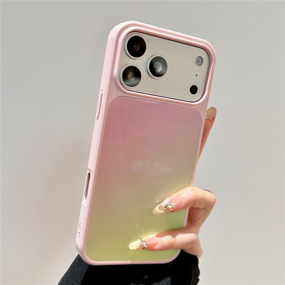 For iPhone 17 Pro Max Magnetic Case Gradient TPU + PC Phone Back Cover