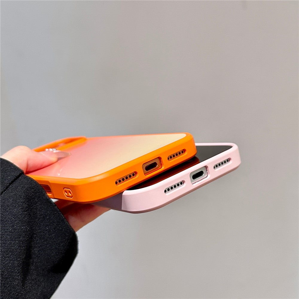 For iPhone 17 Pro Magnetic Case Gradient TPU + PC Phone Back Cover