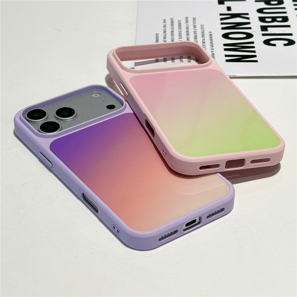 For iPhone 17 Pro Magnetic Case Gradient TPU + PC Phone Back Cover