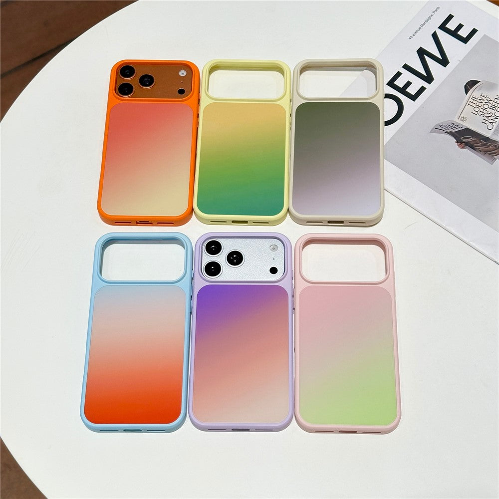 For iPhone 17 Pro Magnetic Case Gradient TPU + PC Phone Back Cover