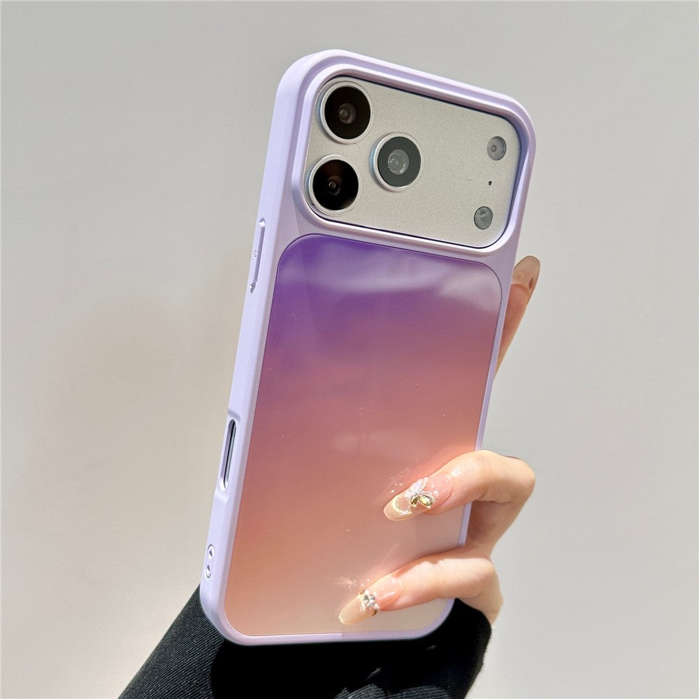 For iPhone 17 Pro Magnetic Case Gradient TPU + PC Phone Back Cover