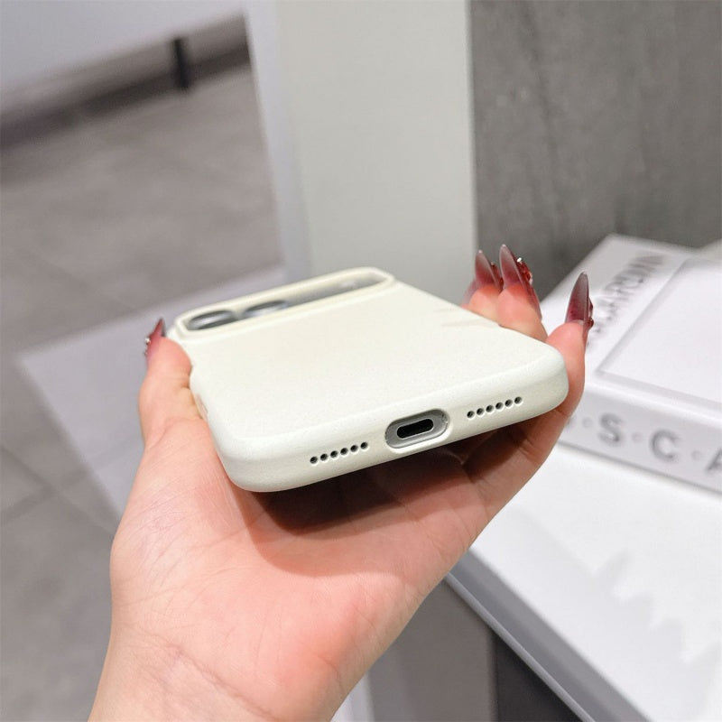 For iPhone 17 Pro Max Magnetic Case Matte Texture Anti-fingerprint Shockproof PC + TPU Phone Cover