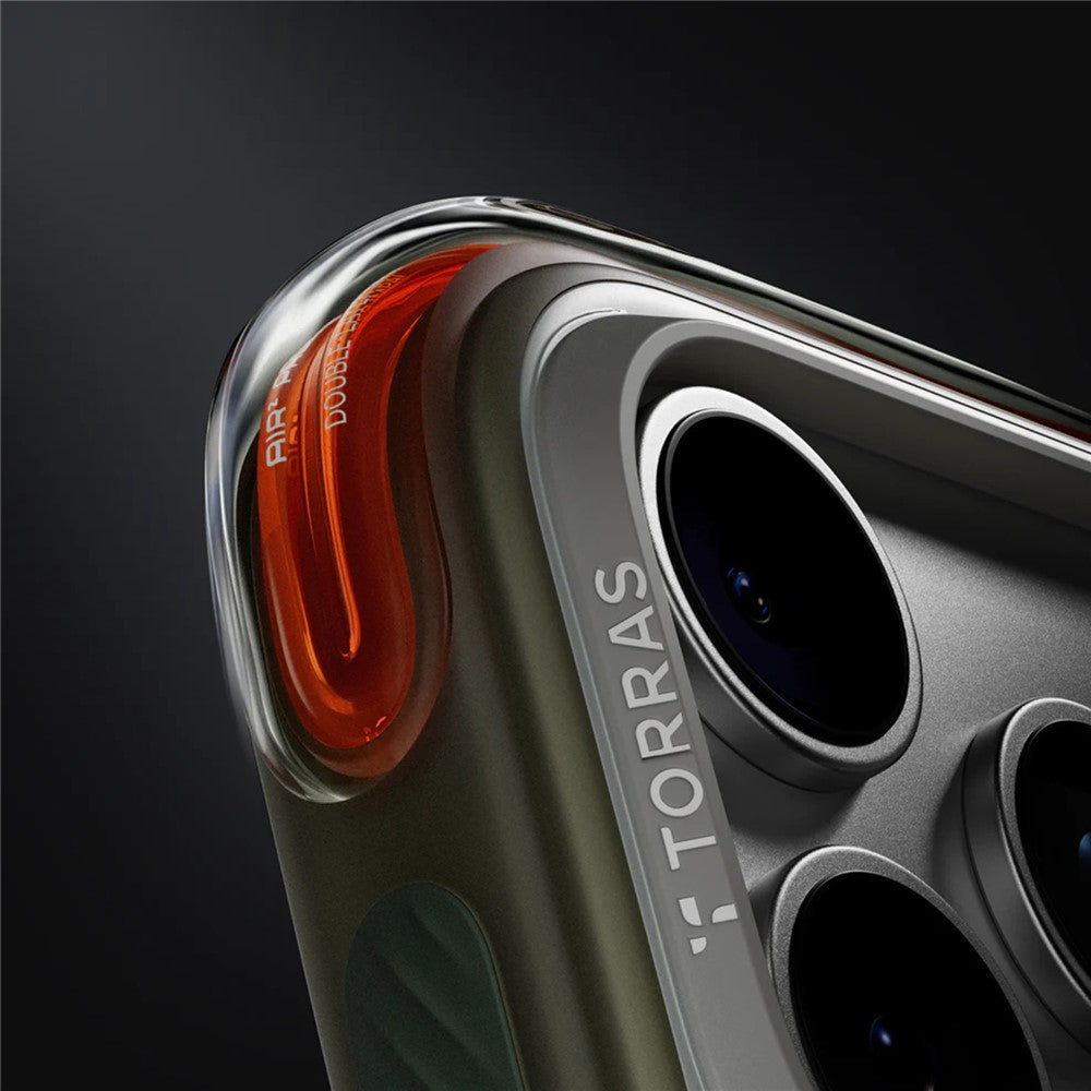 TORRAS Ostand Q3 Air Pro Series for iPhone 17 Pro Magnetic Case Rotating Kickstand Shockproof PC + TPU Phone Cover