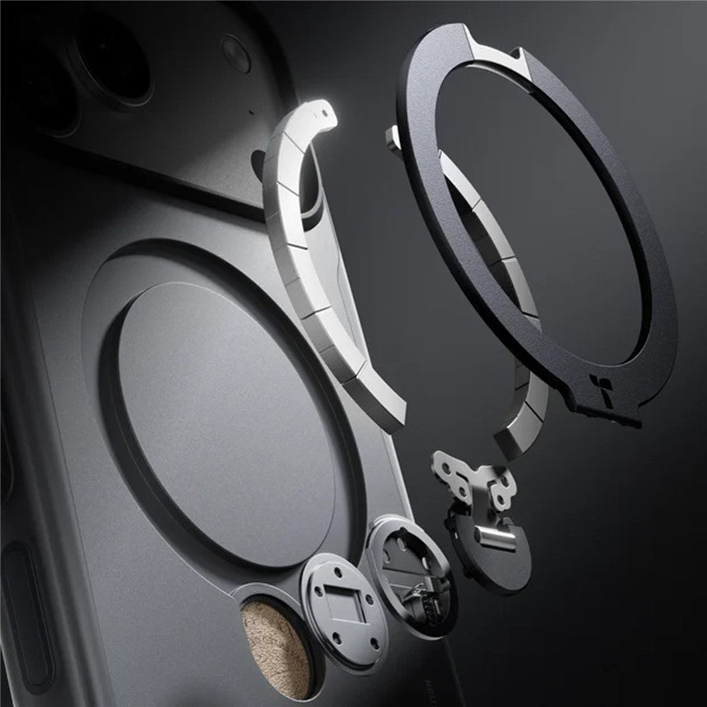 TORRAS Ostand Q3 Air Pro Series for iPhone 17 Pro Magnetic Case Rotating Kickstand Shockproof PC + TPU Phone Cover