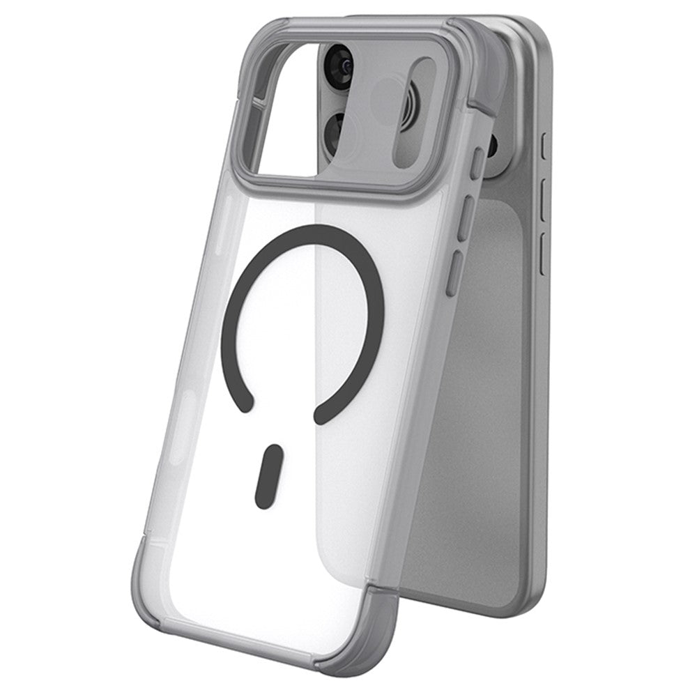 For iPhone 18 Pro / 17 Pro Magnetic Case Skin-touch PC + TPU Airbag Protection Phone Cover