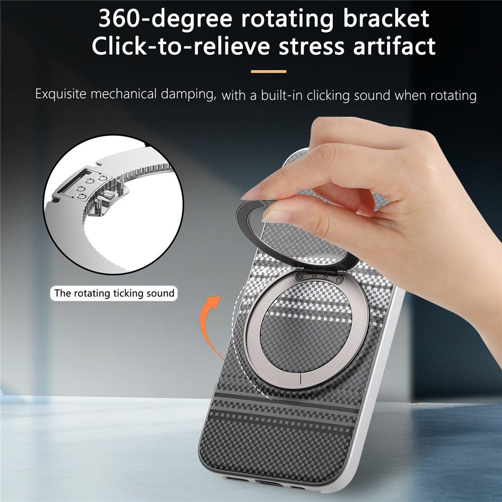 For iPhone 17 Pro Max Case Magnetic Kickstand PU Leather + PC + TPU Gradient Phone Cover