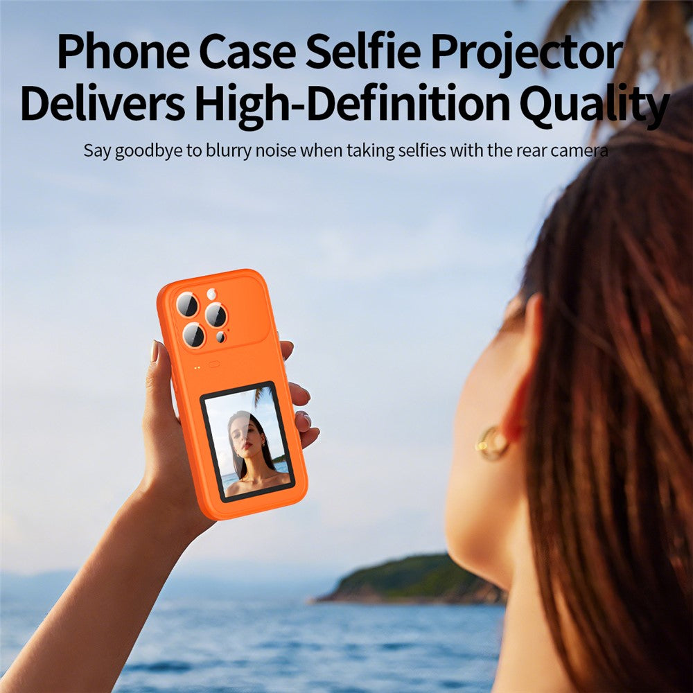 For iPhone 17 Pro Max Dynamic Phone Case 3.5 inch Multi-functional Color Screen Back Cover