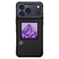 For iPhone 17 Pro Max Customizable LED Pixel Display Phone Case with 16x16 Screen Music Rhythm Sync PC+TPU Cover