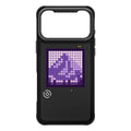 For iPhone 17 Pro LED Pixel Case DIY Animated Custom Screen Phone Cover with Foldable Kickstand