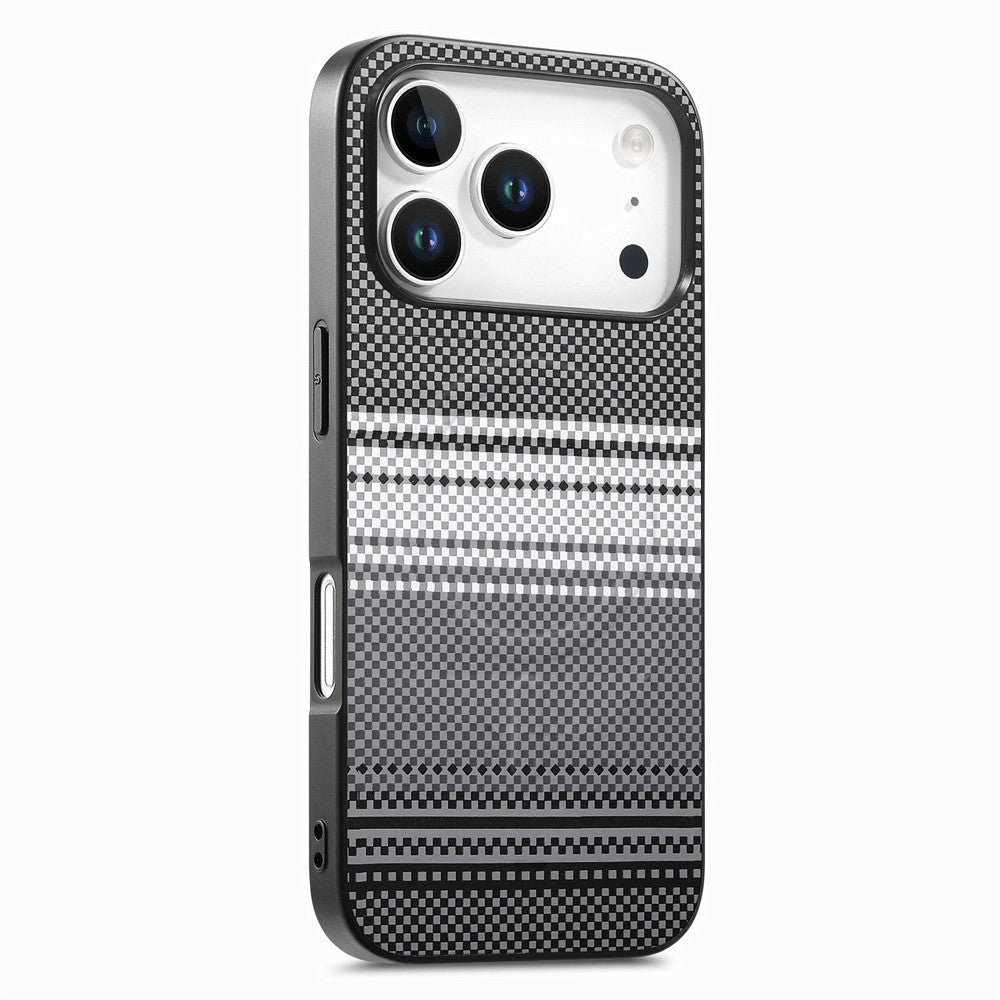 For iPhone 17 Pro Magnetic Case PU Leather + PC + TPU Gradient Phone Cover
