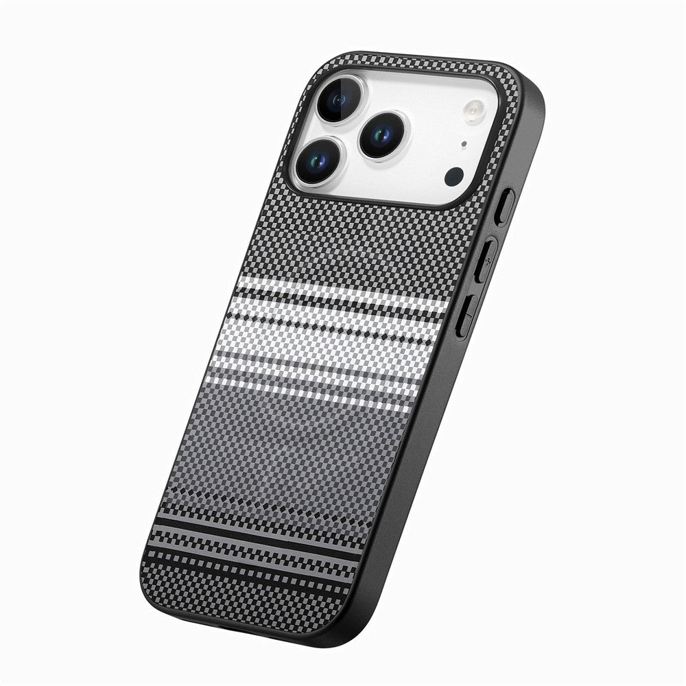 For iPhone 17 Pro Magnetic Case PU Leather + PC + TPU Gradient Phone Cover