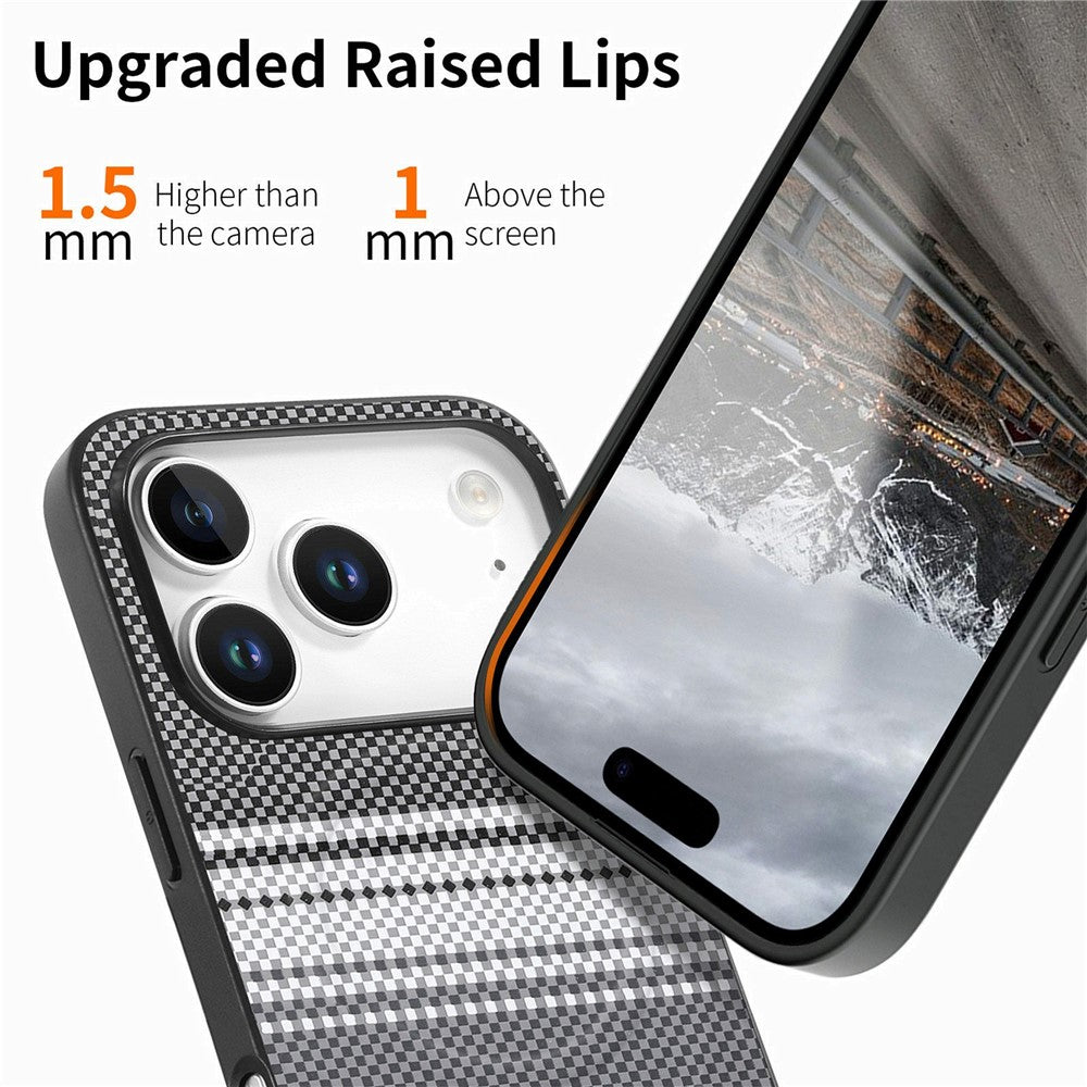 For iPhone 17 Pro Magnetic Case PU Leather + PC + TPU Gradient Phone Cover