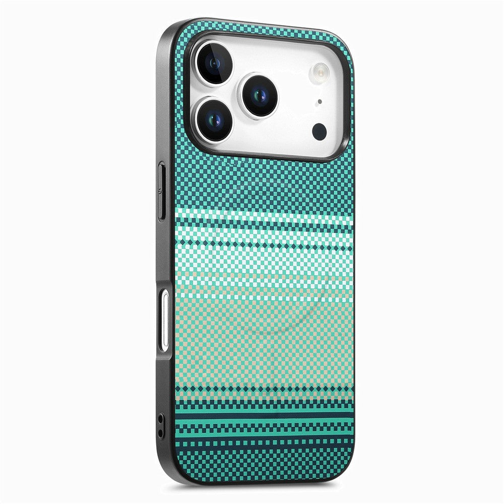 For iPhone 17 Pro Magnetic Case PU Leather + PC + TPU Gradient Phone Cover