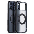 For iPhone 17 Pro Max Magnetic Case Rotating Kickstand Matte  PC + TPU Phone Cover