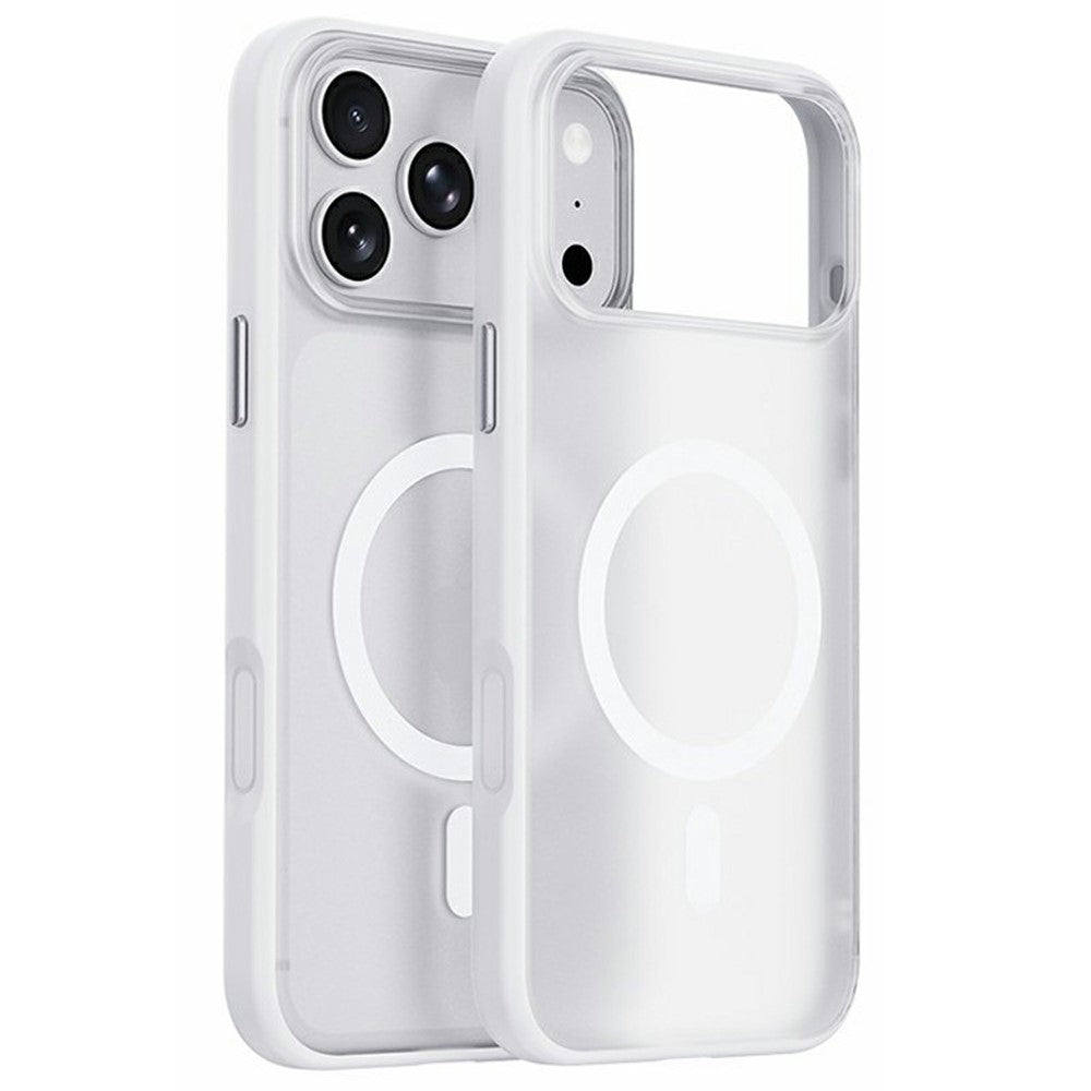 For iPhone 17 Pro Max Magnetic Case Translucent Matte PC + TPU Phone Cover Compatible with MagSafe
