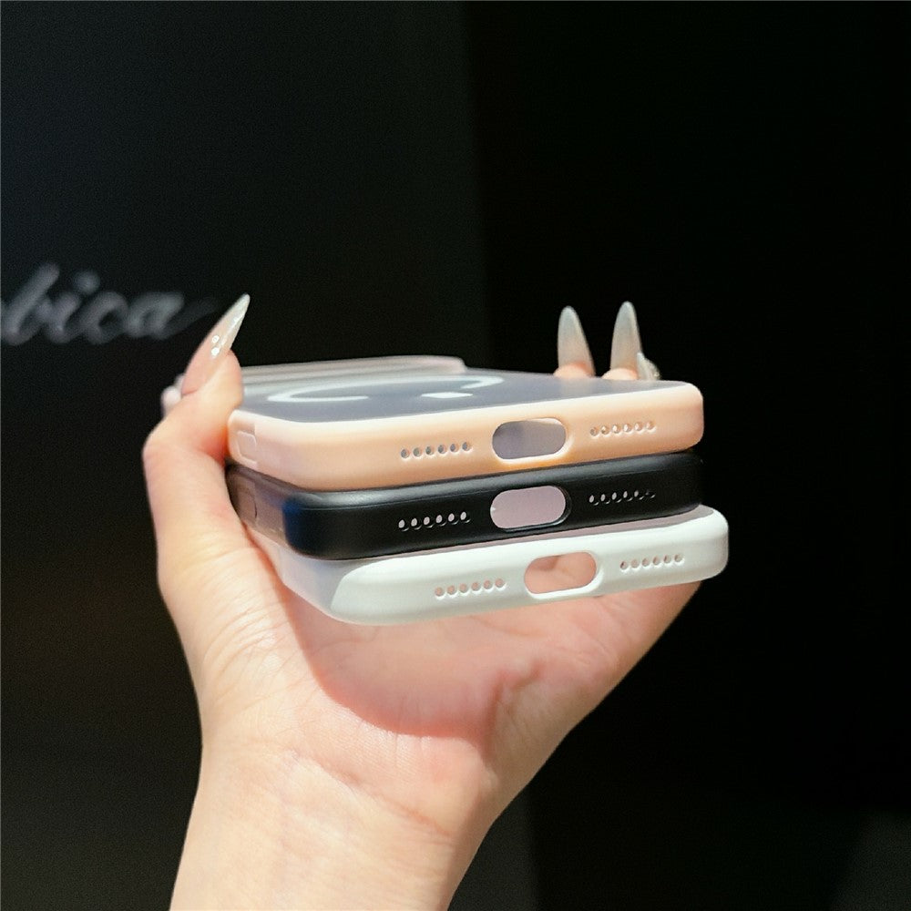 For iPhone 17 Pro Max Magnetic Case Translucent Matte PC + TPU Phone Cover Compatible with MagSafe