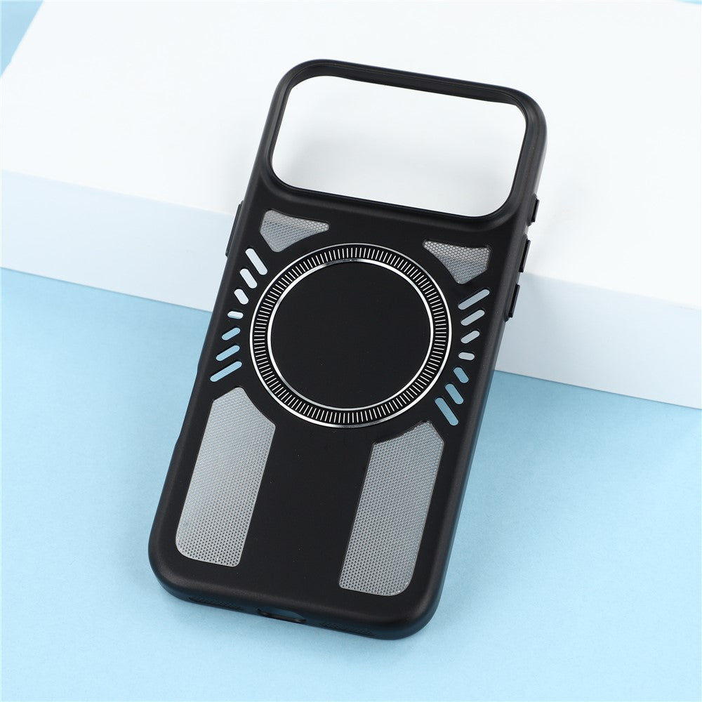 For iPhone 17 Pro Max Magnetic Case Heat Dissipation Hard PC Scratch Resistant Phone Cover