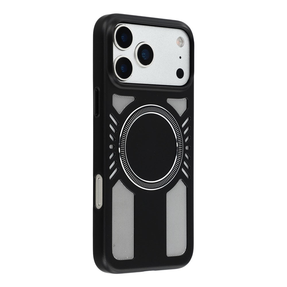 For iPhone 17 Pro Magnetic Case Heat Dissipation Hard PC Scratch Resistant Phone Cover