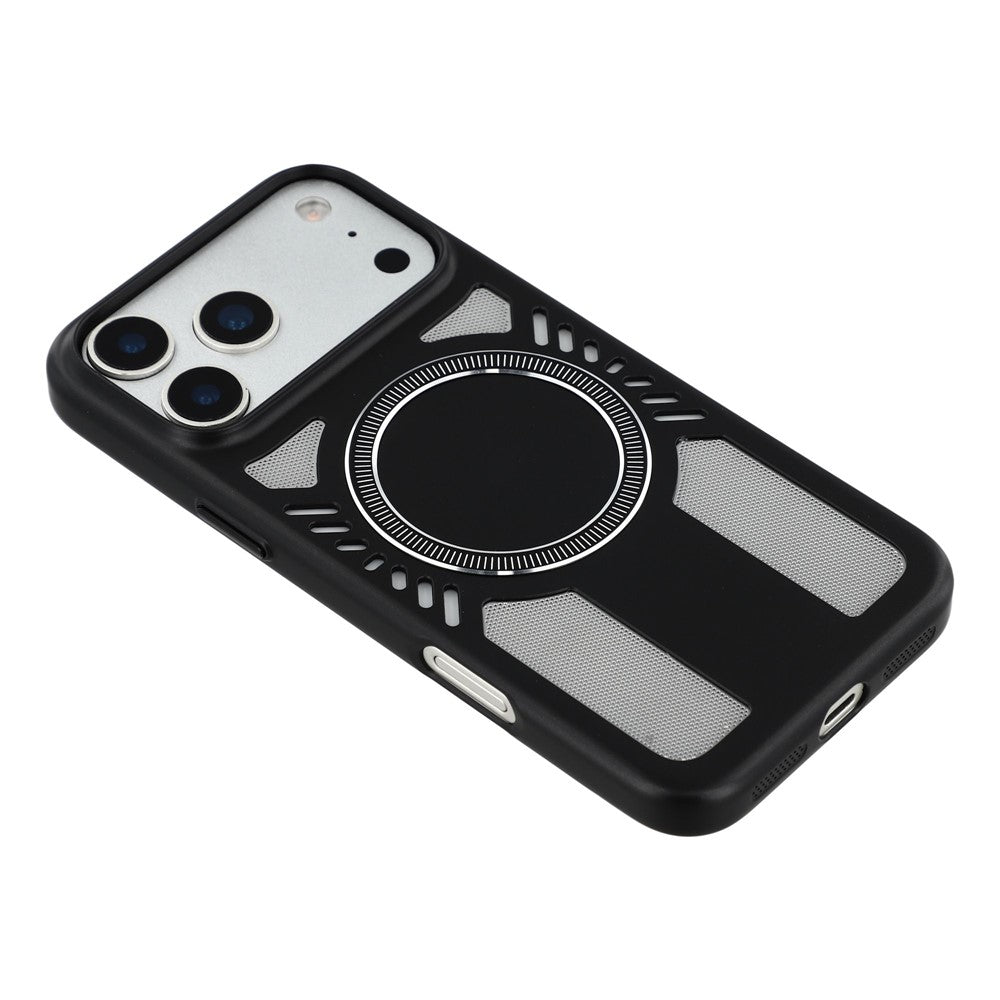 For iPhone 17 Pro Magnetic Case Heat Dissipation Hard PC Scratch Resistant Phone Cover