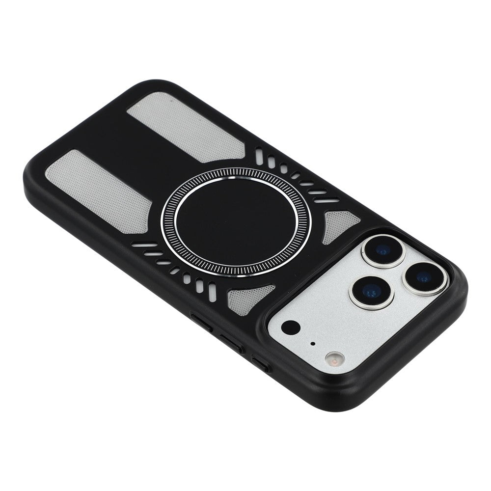 For iPhone 17 Pro Magnetic Case Heat Dissipation Hard PC Scratch Resistant Phone Cover