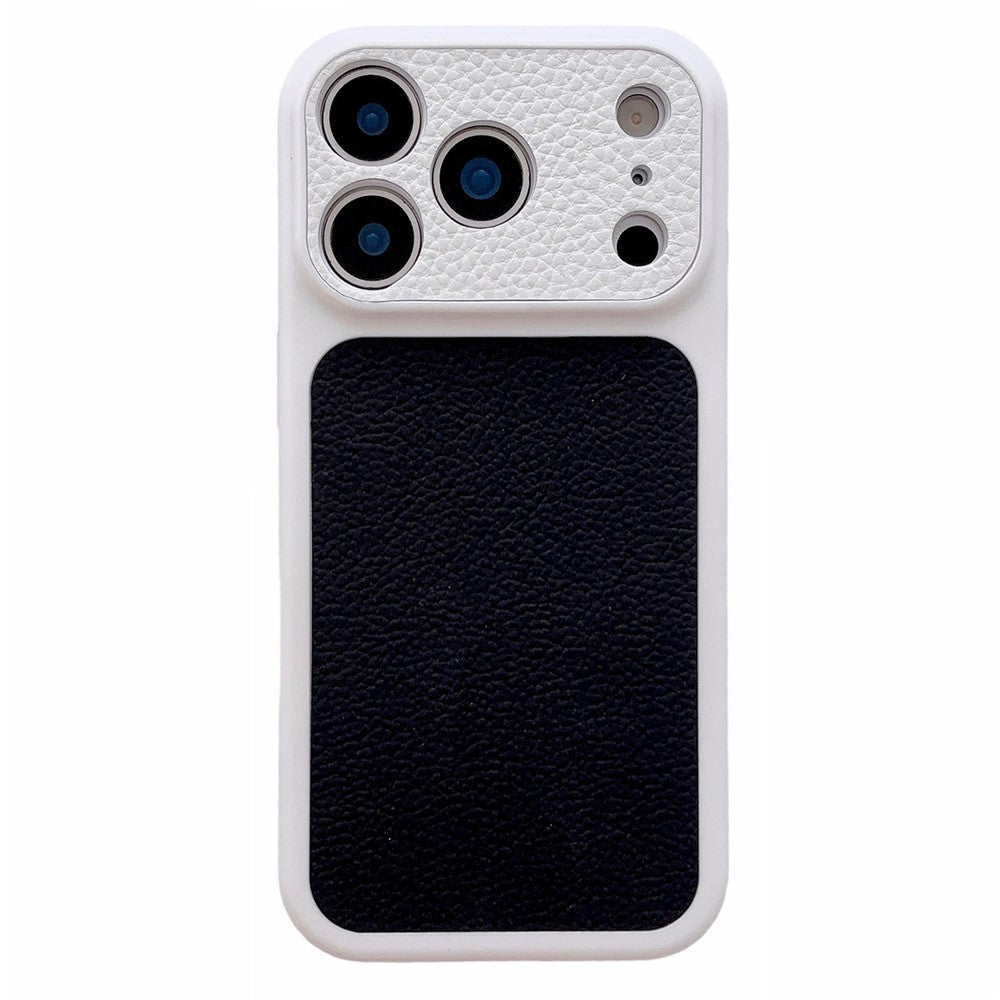 iPhone 17 Pro Litchi Texture Leather Case