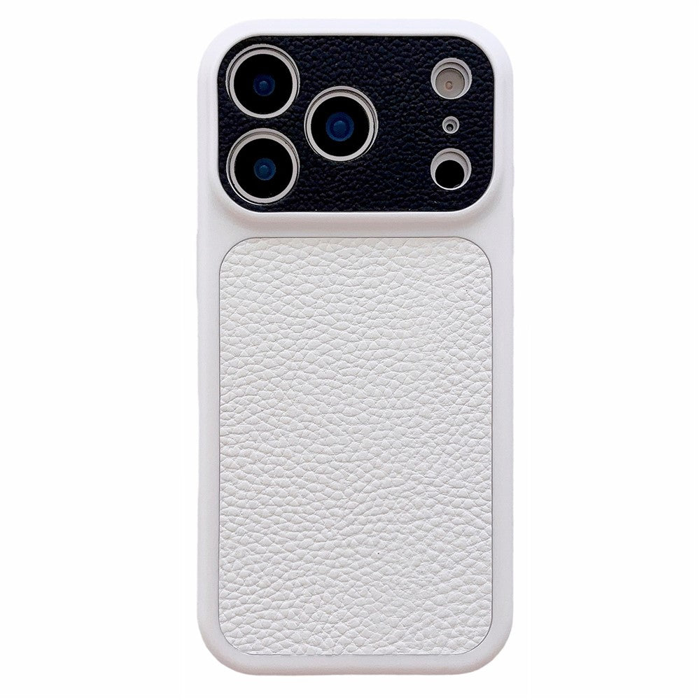 iPhone 17 Pro Litchi Texture Leather Case