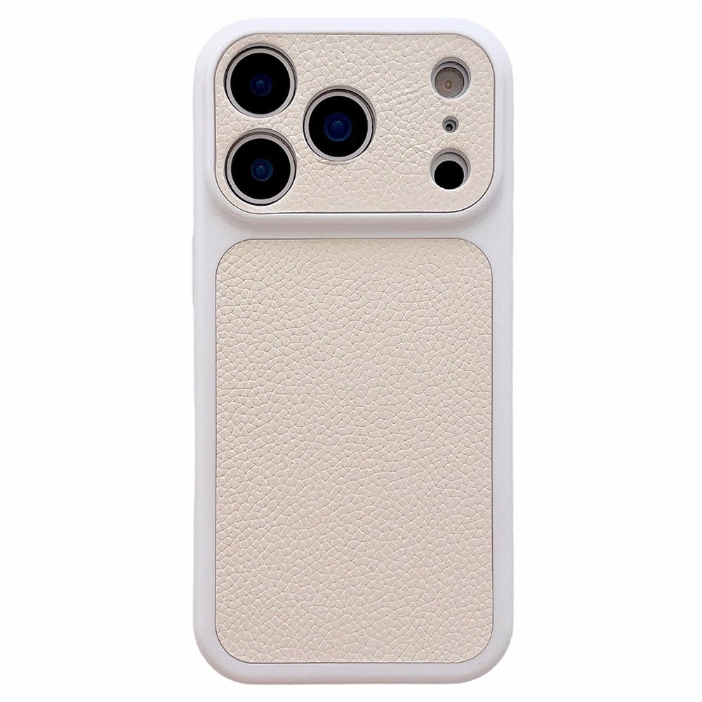 iPhone 17 Pro Lychee Texture Leather Case