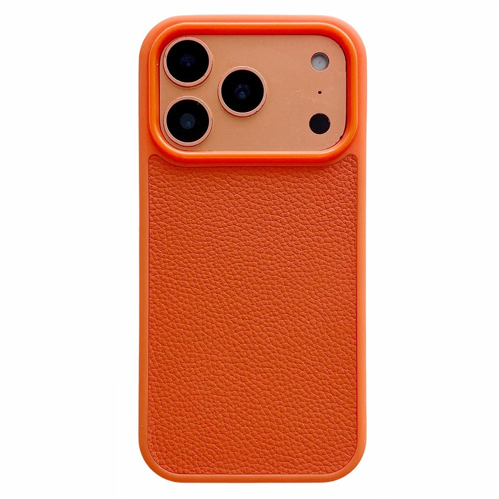 iPhone 17 Pro Max Textured Genuine Leather Case
