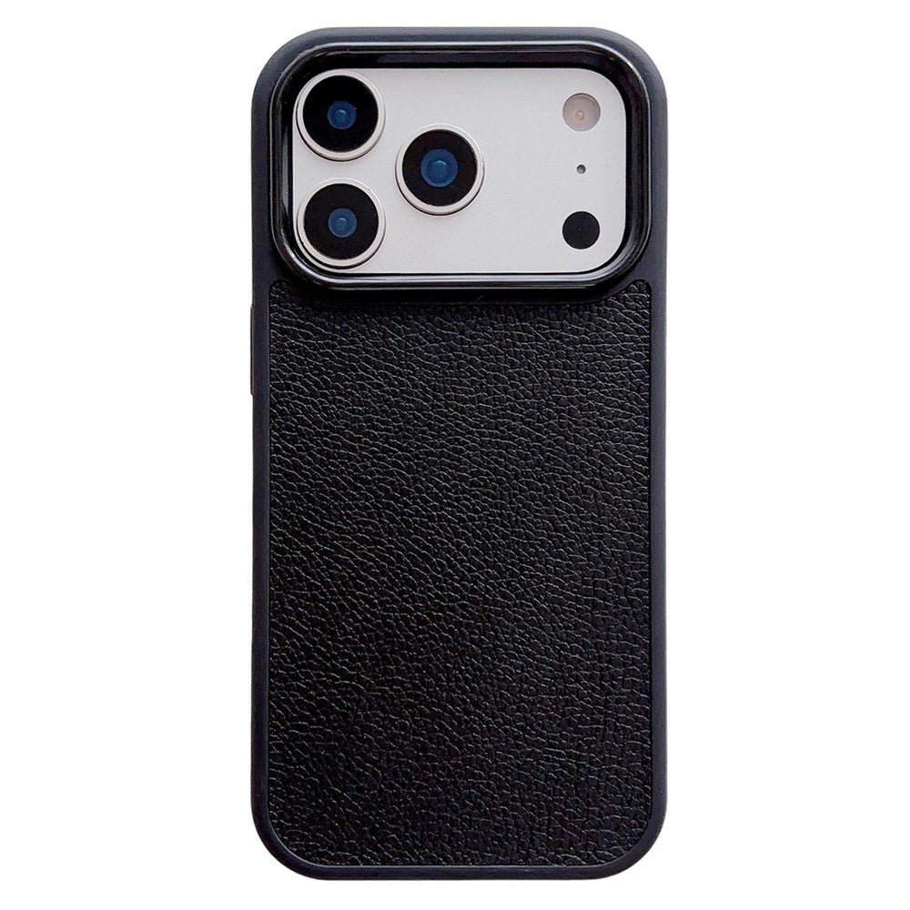 iPhone 17 Pro Max Textured Genuine Leather Case