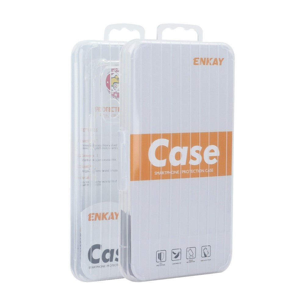 ENKAY HAT PRINCE for iPhone 17 Pro Magnetic Case Clear TPU Reinforced Corners Shockproof Phone Cover