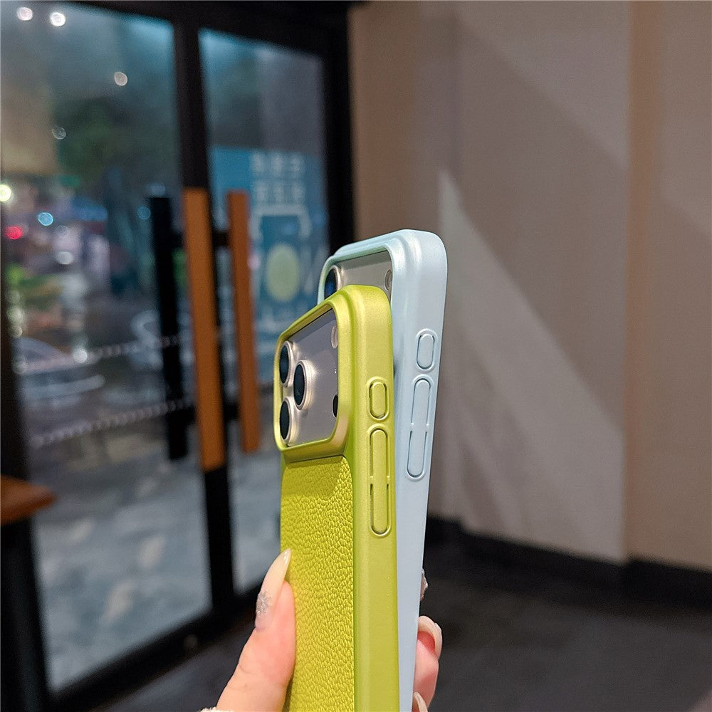 For iPhone 17 Pro Max Magnetic Case Metal Paint Litchi Texture Leather Coated PC + TPU Phone Cover