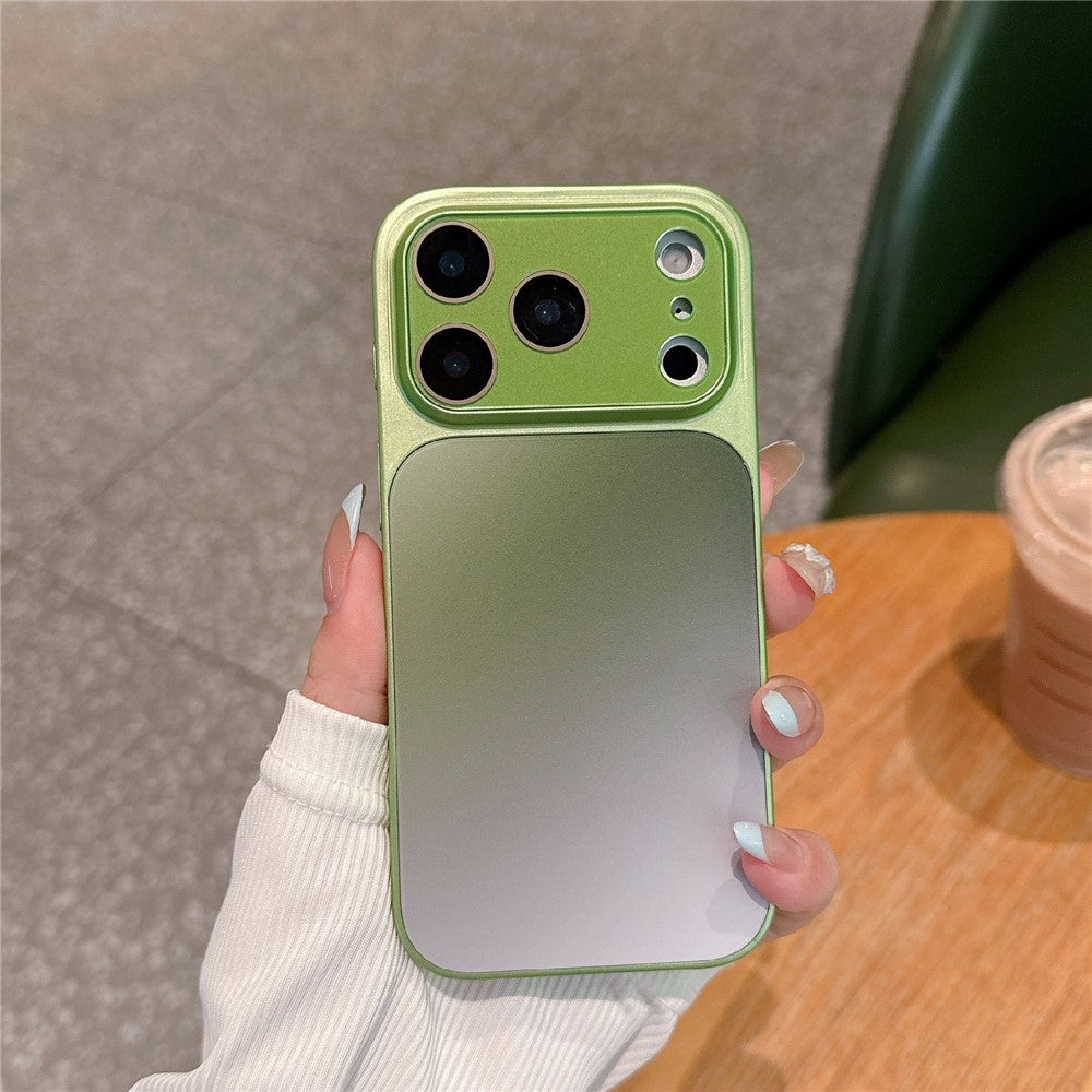 For iPhone 17 Pro Case PU Leather + PC + TPU Gradient Anti-fingerprint Matte Back Cover