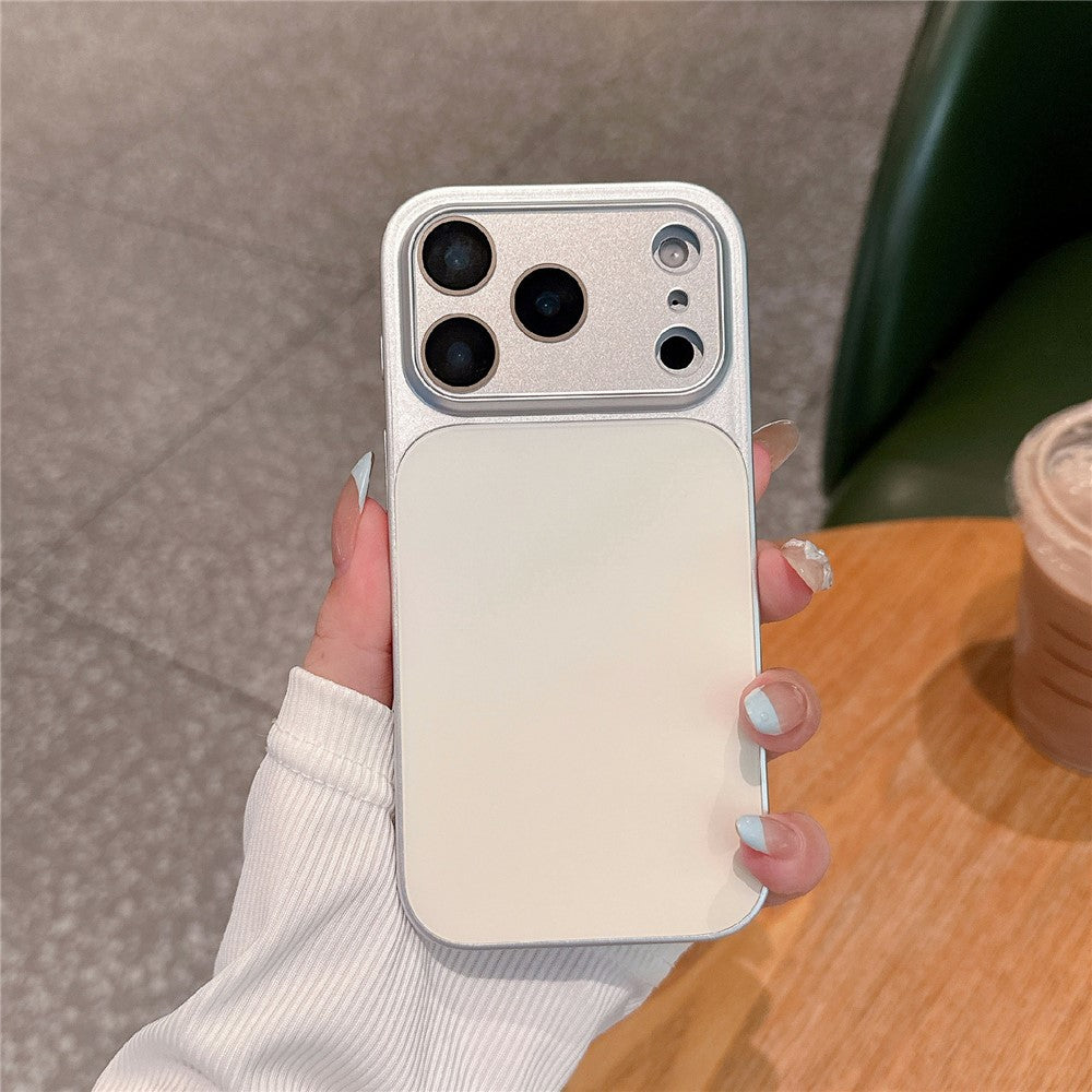 For iPhone 17 Pro Max Case PU Leather + PC + TPU Gradient Anti-fingerprint Matte Back Cover