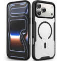 For iPhone 17 Pro  /  18 Pro Magnetic Case TPU Frame Clear PC Back Anti-drop Phone Cover