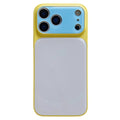 For iPhone 17 Pro Case Contrast Color PC + TPU Phone Cover