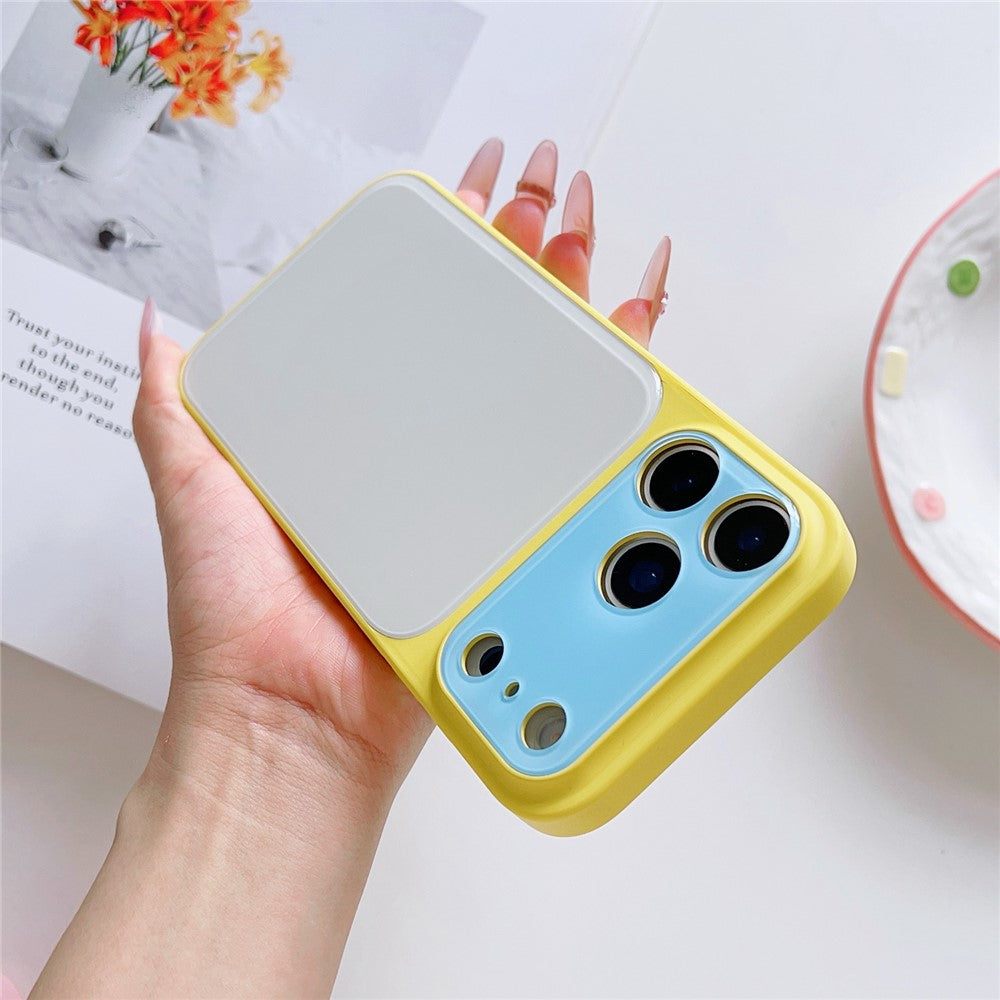 For iPhone 17 Pro Max Case Contrast Color PC + TPU Phone Cover