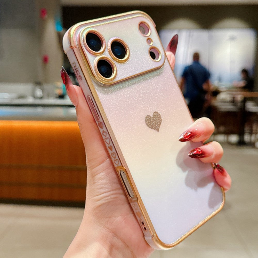 iPhone 17 Pro Max Dazzling Heart Pattern Case