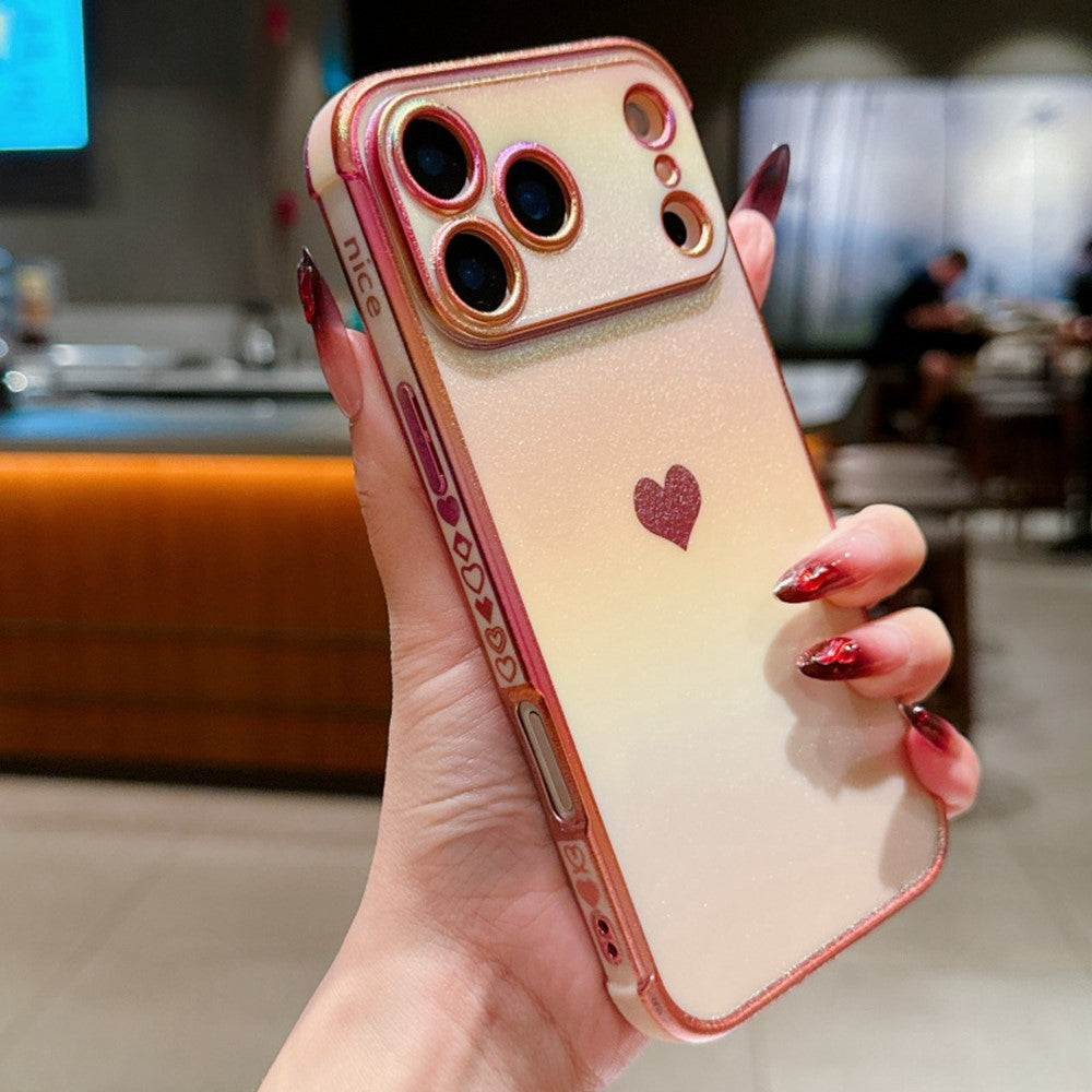 iPhone 17 Pro Max Dazzling Heart Pattern Case