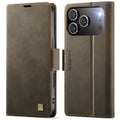 AUTSPACE for iPhone 17 Pro Max A11 Case RFID Blocking Retro Leather Cell Phone Wallet Cover