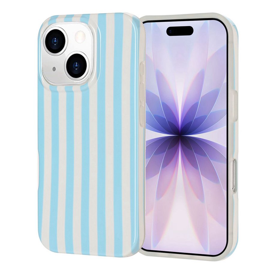 iPhone 14 Plus/15 Plus Striped TPU Case