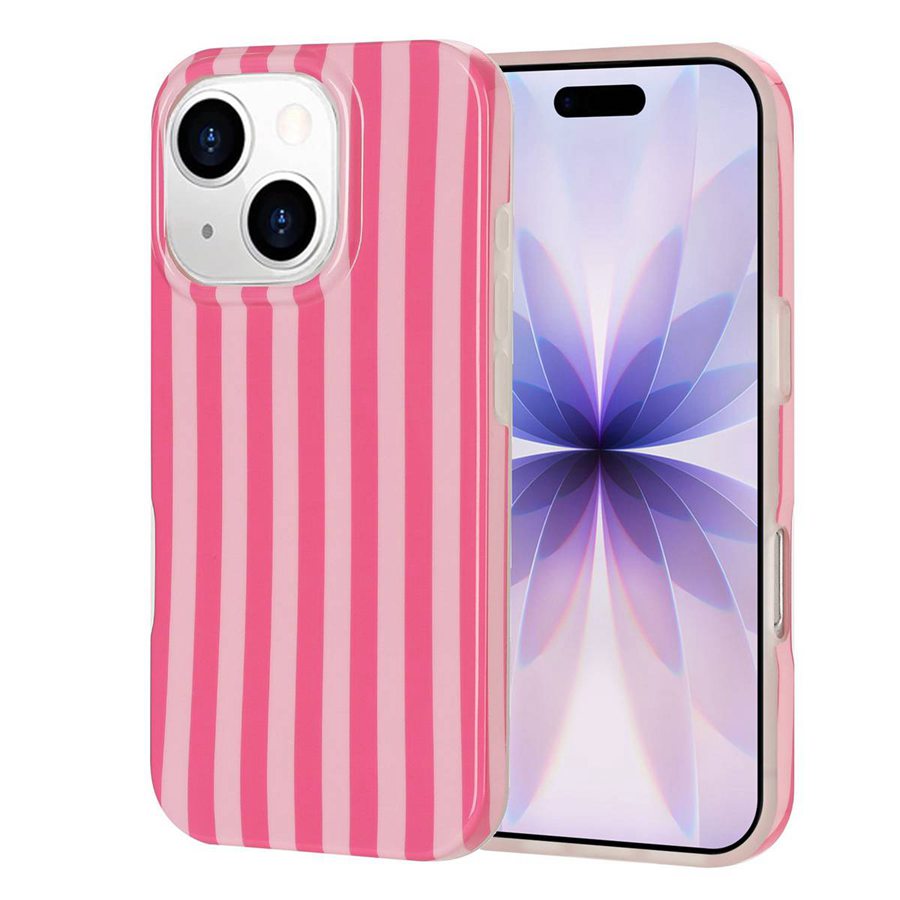 iPhone 14 Plus/15 Plus Striped TPU Case