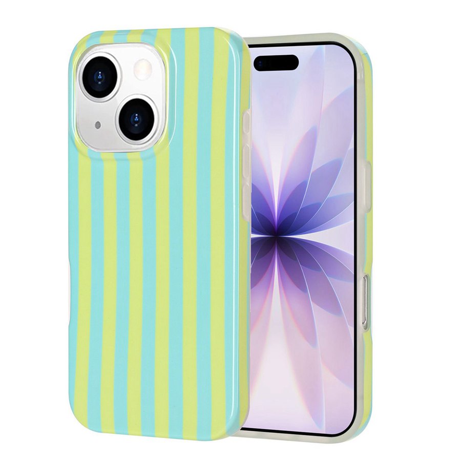 iPhone 14 Plus/15 Plus Striped TPU Case
